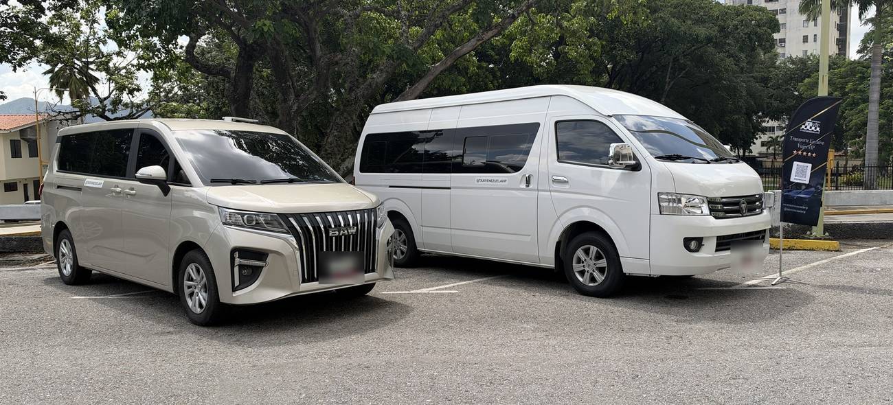 BAW M7 y van Fotón de Taxi Venezuela VIP